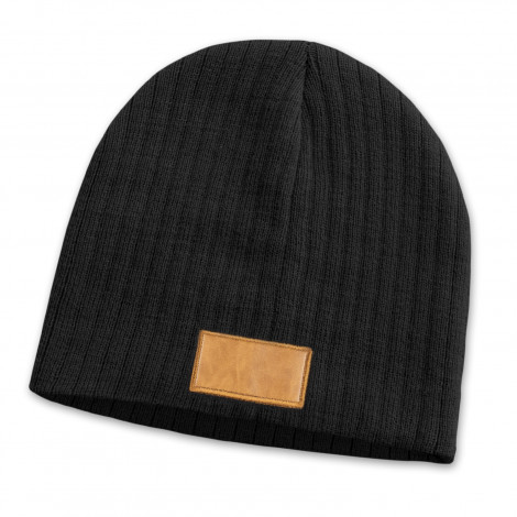 Nebraska Cable Knit Beanie with Patch - Image 6