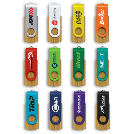 Helix 4GB Bamboo Flash Drive - Image 2