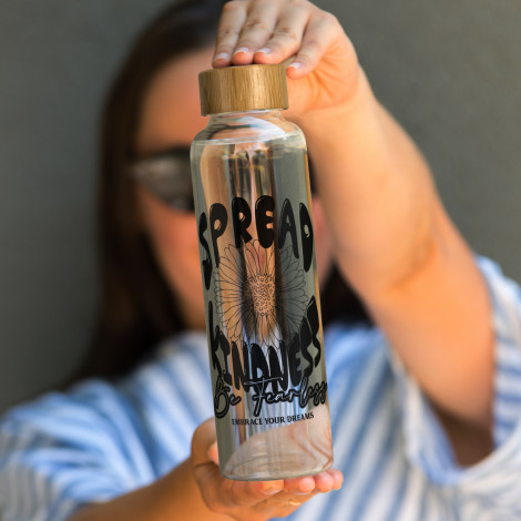 Eden Glass Bottle Bamboo Lid - Image 7