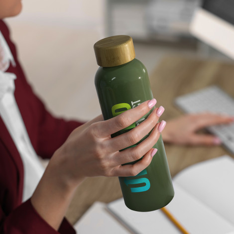 Eden Aluminium Bottle Bamboo Lid - Image 7