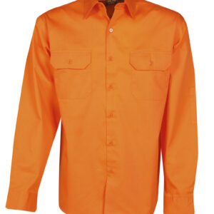 Blue Whale Hi Vis 155 GSM Cotton Twill Shirt C85