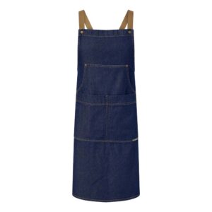 Chefs Craft  Denim Bib Apron With Pocket CA033