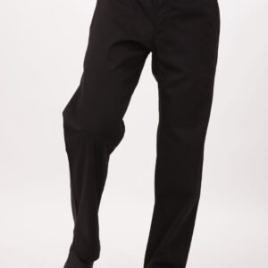 Chef Works Lightweight Slim Chef Pants PBN01-BLK