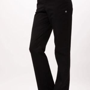 Chef Works Lightweight Womens Slim Chef Pants PBN01W-BLK