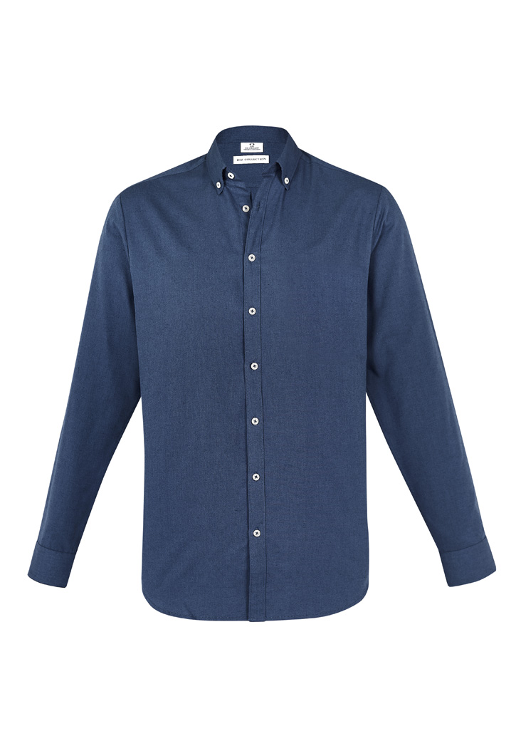 Biz Collection Mens Memphis Long Sleeve Shirt S127ML - Image 4