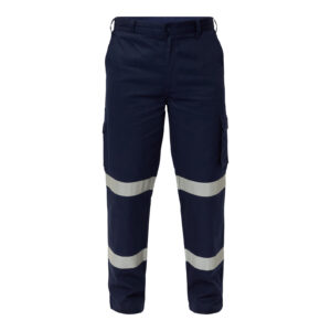Workcraft REFLECTIVE MID-WEIGHT CARGO COTTON DRILL TROUSER WP4015